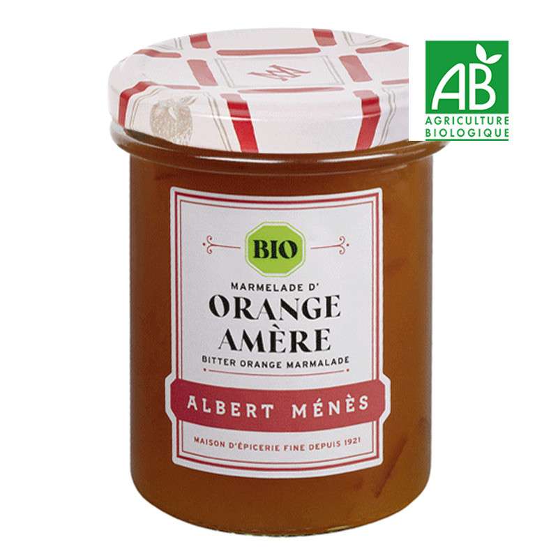 Marmelade d'orange amère BIO, Albert Ménès (230 g)