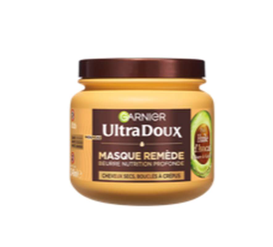 Masque cheveux nourrissant avocat karité, Ultra doux (340 ml)