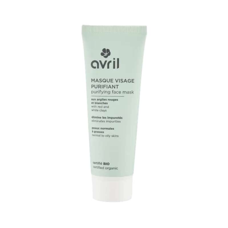 Masque visage purifiant certifié BIO, Avril (50 ml)