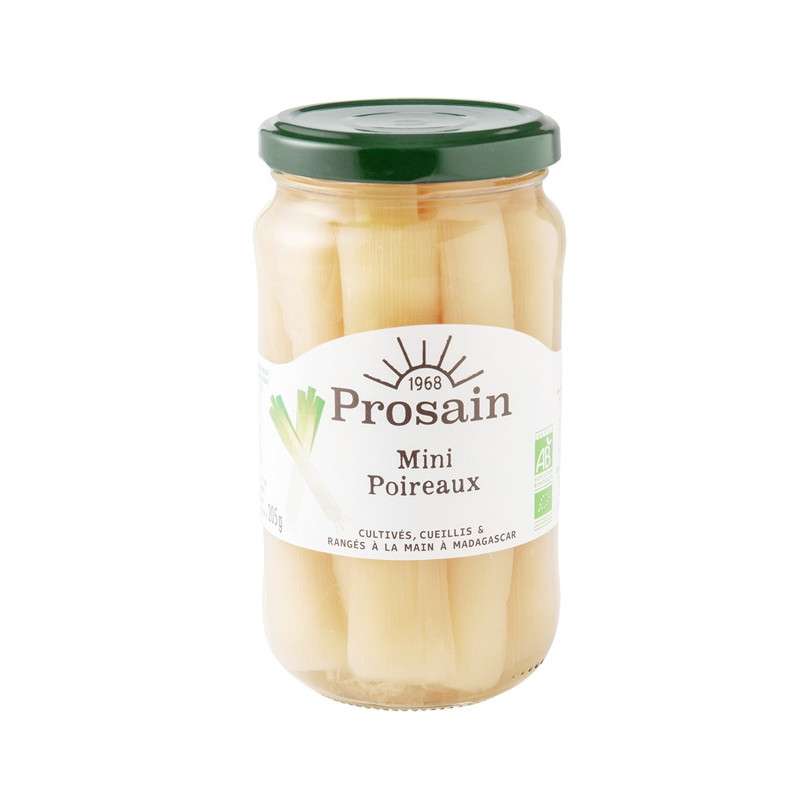 Mini blancs de poireaux BIO, Prosain (205 g)