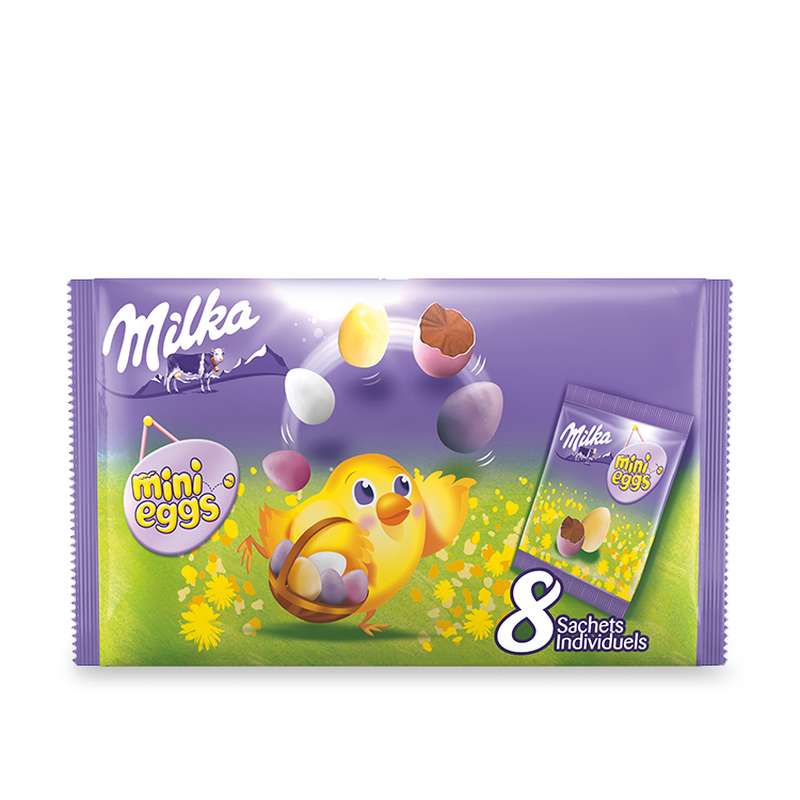 Mini Eggs, Milka (8 sachets, 253 g) La Belle Vie Courses en Ligne