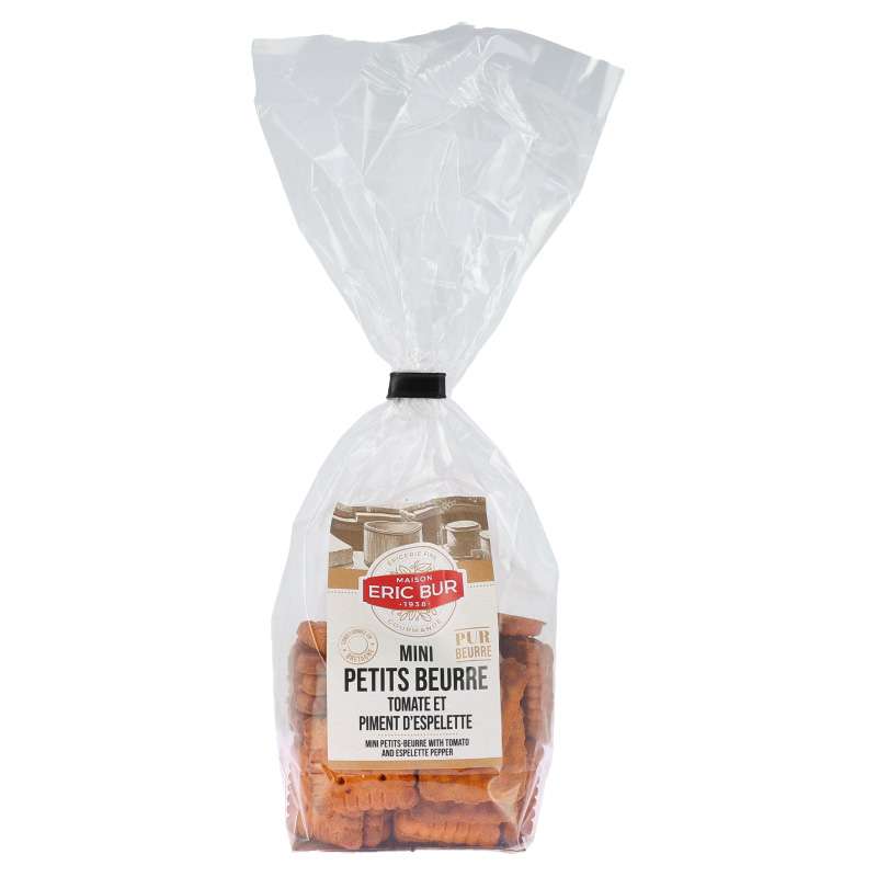 Mini petit beurre à la tomate et au piment d'Espelette, Eric Bur (125g)