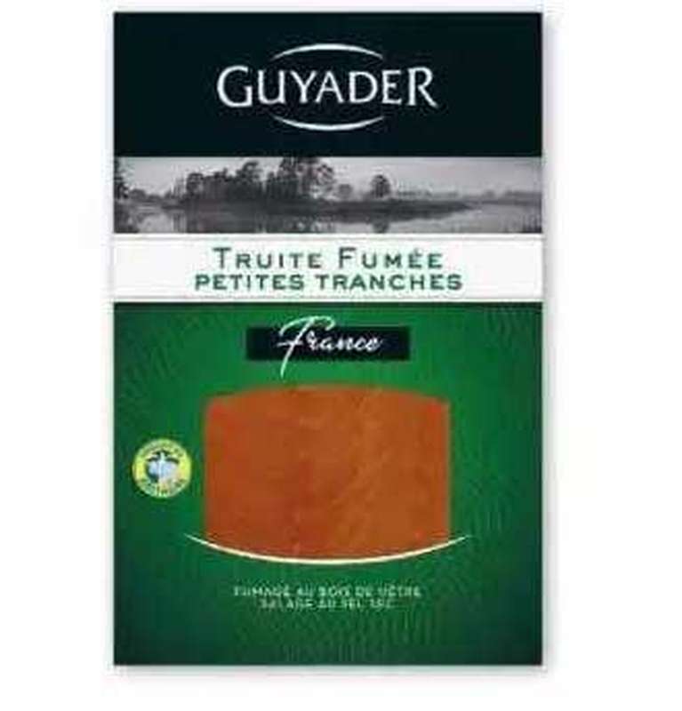 Mini tranches de Truite fumée, Guyader (100 g)