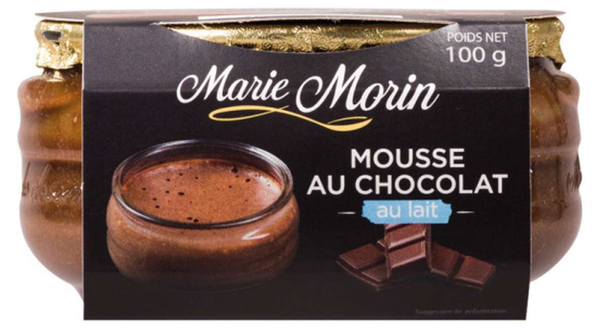 Mousse au chocolat au lait, Marie Morin (100 g) | La belle vie