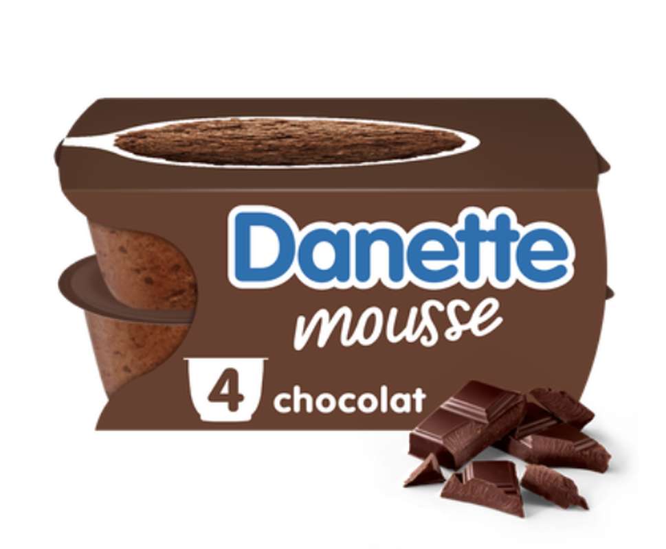 Mousse au Chocolat, Danette (4 x 60 g)