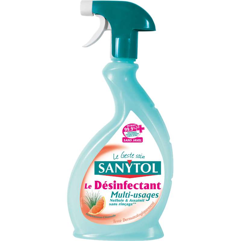 Nettoyant D sinfectant Multi Usages Parfum Pamplemousse Sanytol 500 Nettoyant D sinfectant Multi Usages Parfum Pamplemousse Sanytol 500