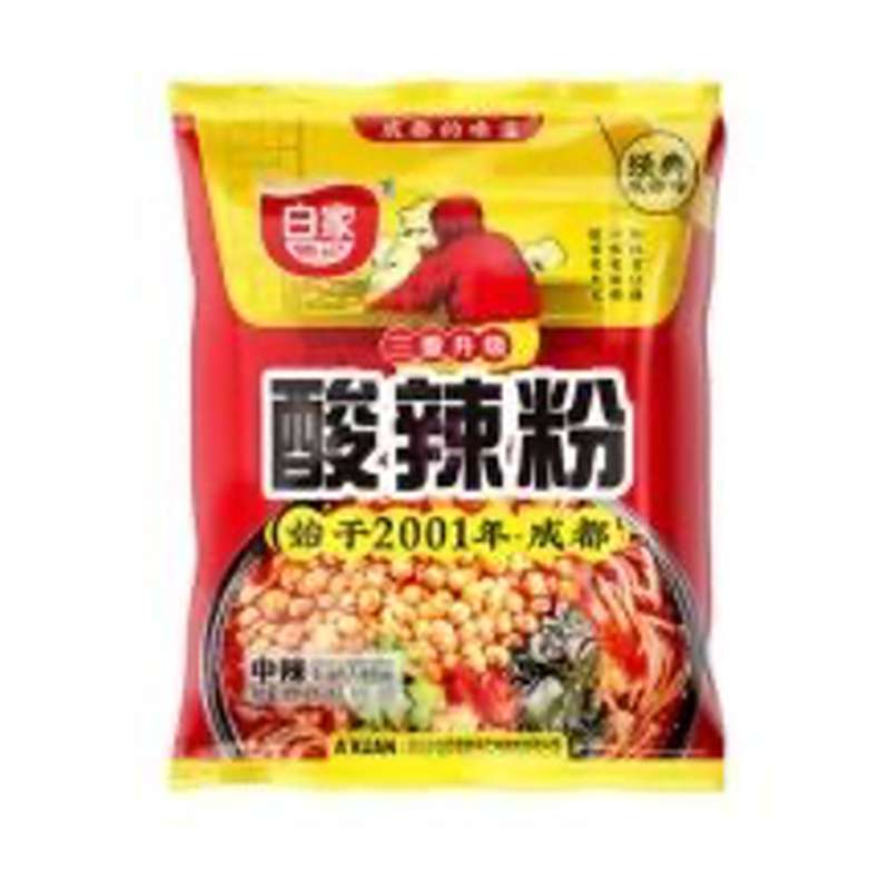 Nouilles de patate douce aigre-douce (sachet), Baijia (105 g)