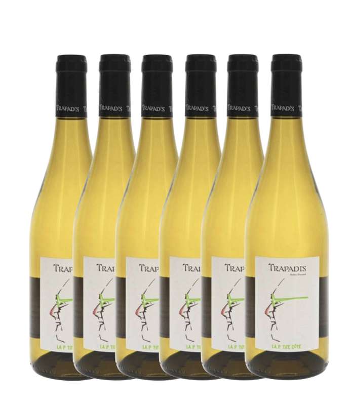 P'tite côte Blanc 2023, AOC Côtes du Rhône BIO, Domaine du Trapadis (75 cl, caisse de 6)