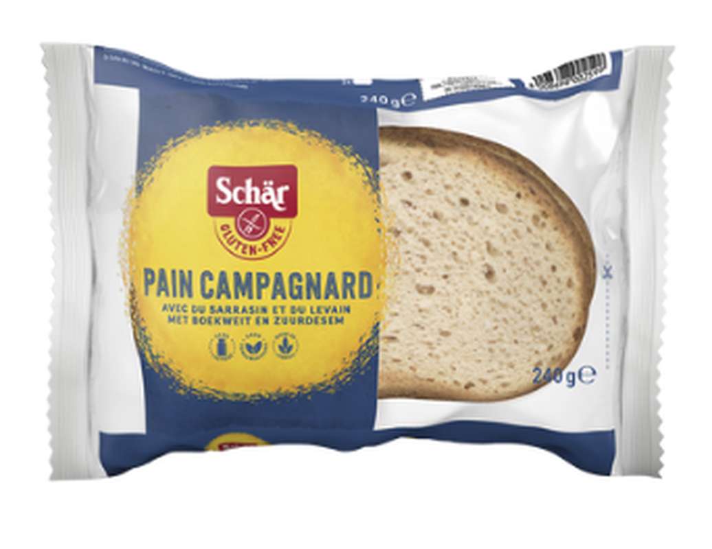 Pain Campagnard Sans Gluten, Schar (240 g)