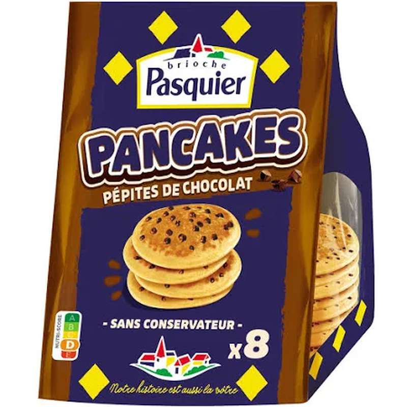 Pancake pépites de chocolat, Pasquier (x 8, 280 g)
