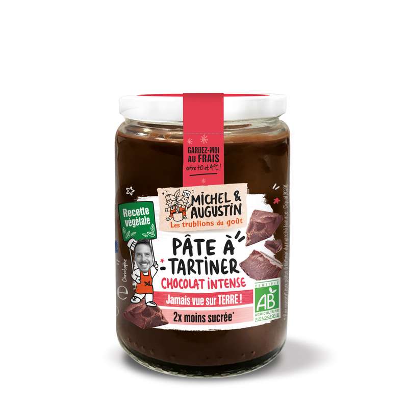 Pâte à Tartiner FRAICHE Chocolat intense, Michel et Augustin (260 g