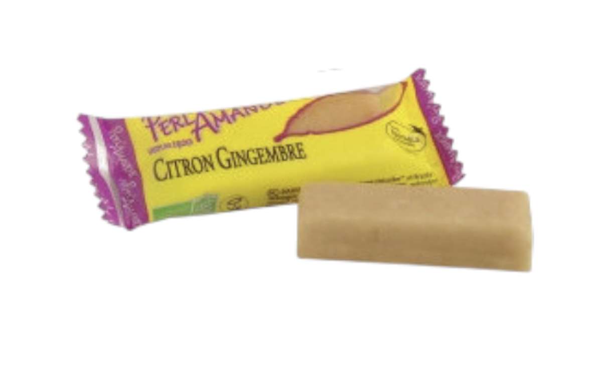 Pâte amande citron gingembre BIO, Perl'Amande (25 g)