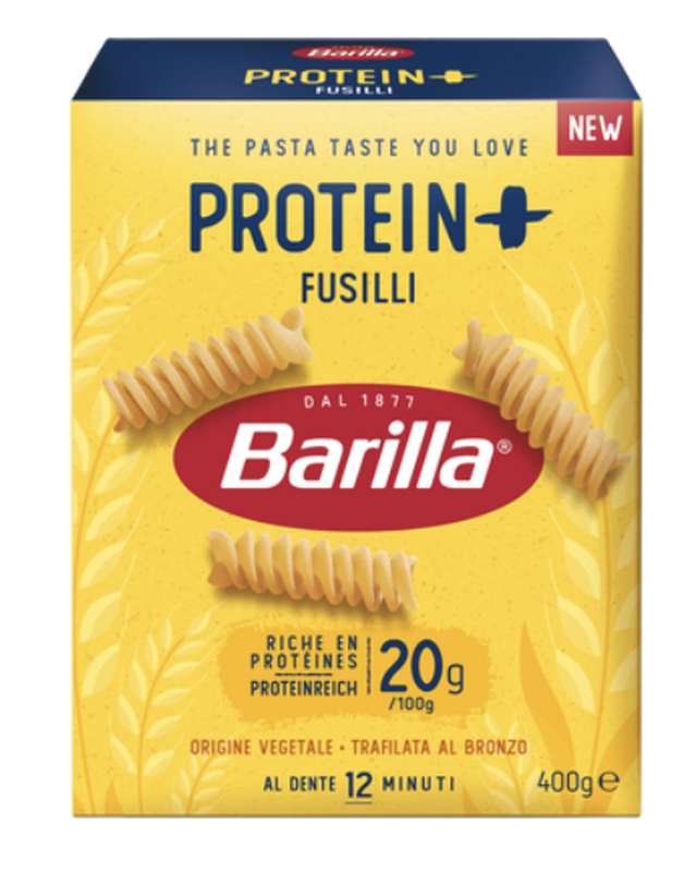 Pâtes fusilli protein +, Barilla   (400 g)
