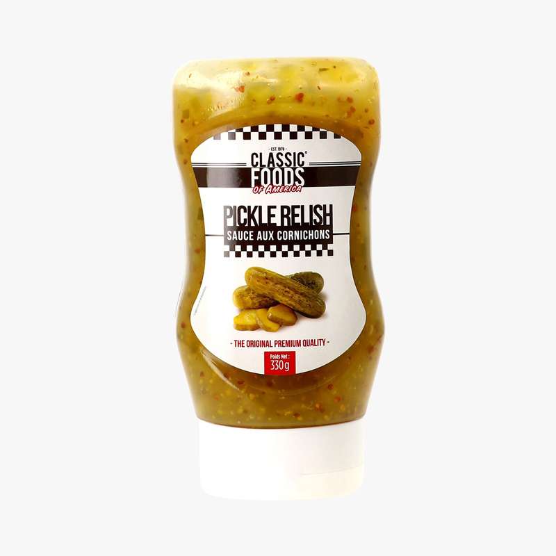 Pickle relish sauce aux cornichons La Belle Vie Courses en Ligne