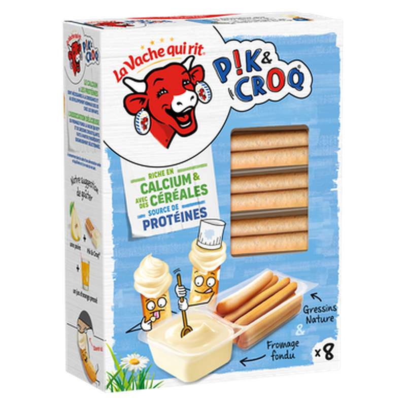 Pik & Croq, La Vache Qui Rit (x 8, 280 g)