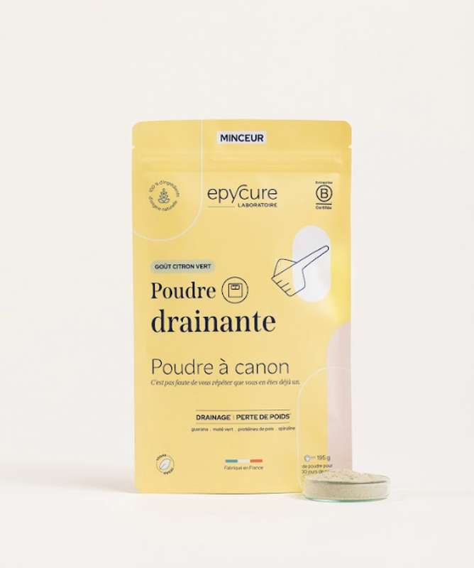 Poudre drainante Citron vert, Epycure (195 g)