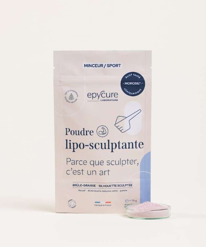 Poudre lipo-scultante brûle graisse, Epycure (70 g, 30 jours)