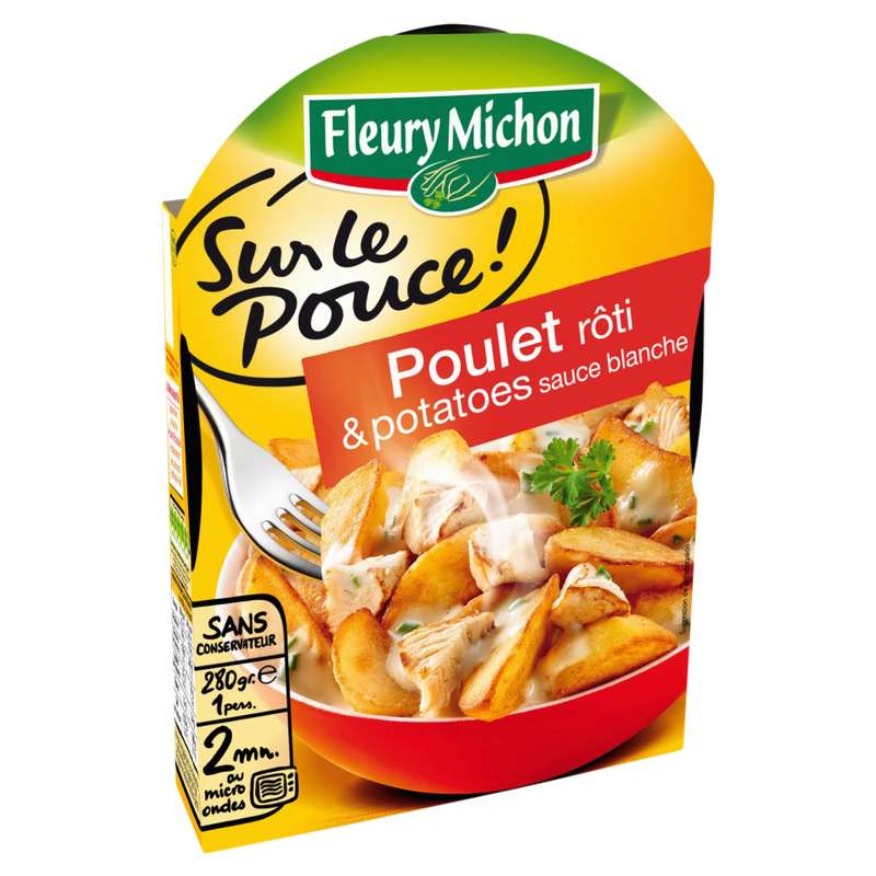 Le poulet roti potatoes