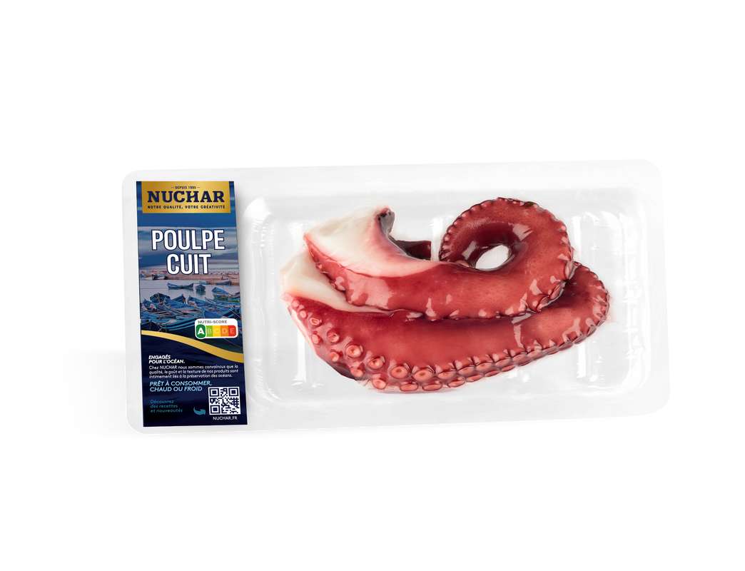 Poulpe sélection cuit 2 pattes, Nuchar (200 g)