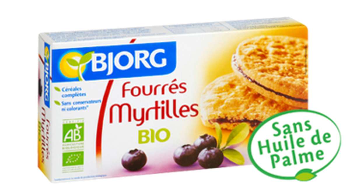 Biscuits Fourres A La Myrtille Bio Bjorg 175 G La Belle Vie Changez Votre Vision Des Courses