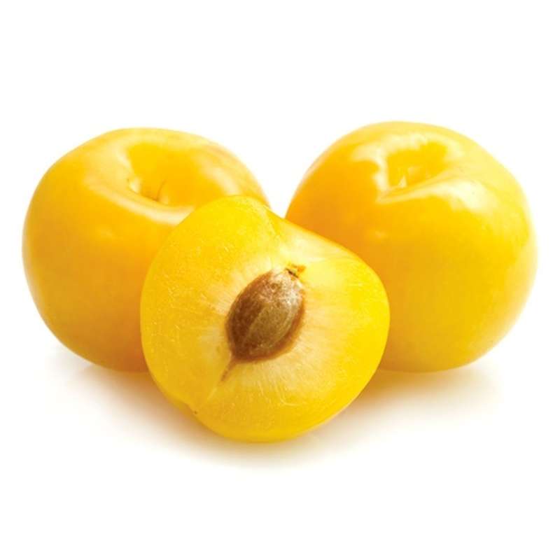 Lot de 3 prunes jaunes BIO (calibre moyen), France
