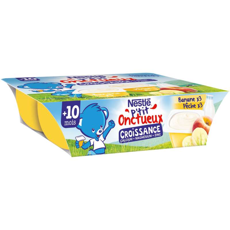 P Tit Onctueux Croissance Banane Peche Des 6 Mois Nestle 6 X 60 G La Belle Vie Changez Votre Vision Des Courses