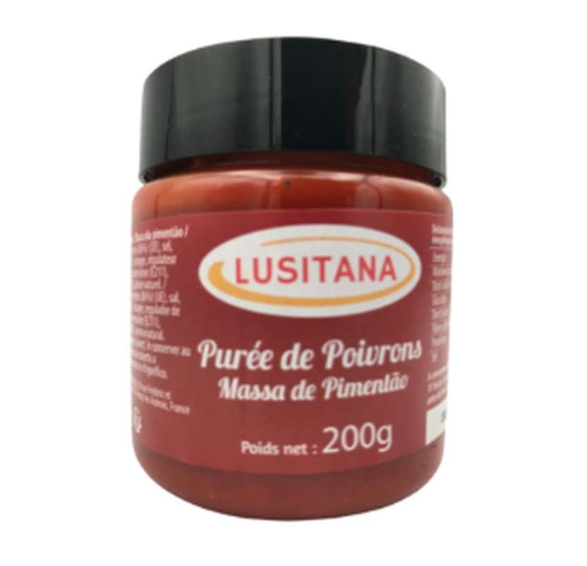 Purée de poivrons, Lusitana (200 g)