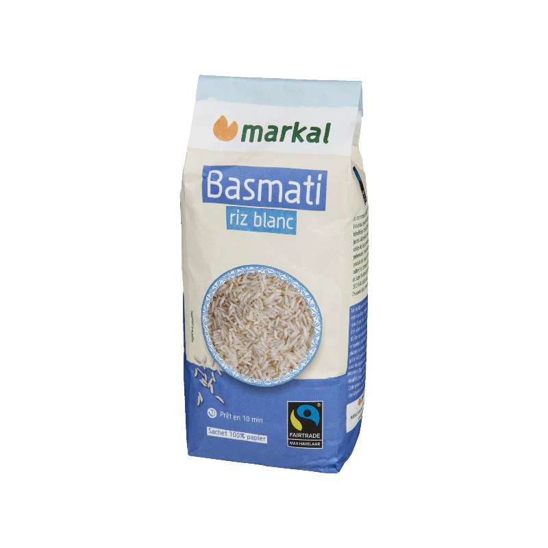Riz basmati blanc Inde BIO, Markal (1 Kg)