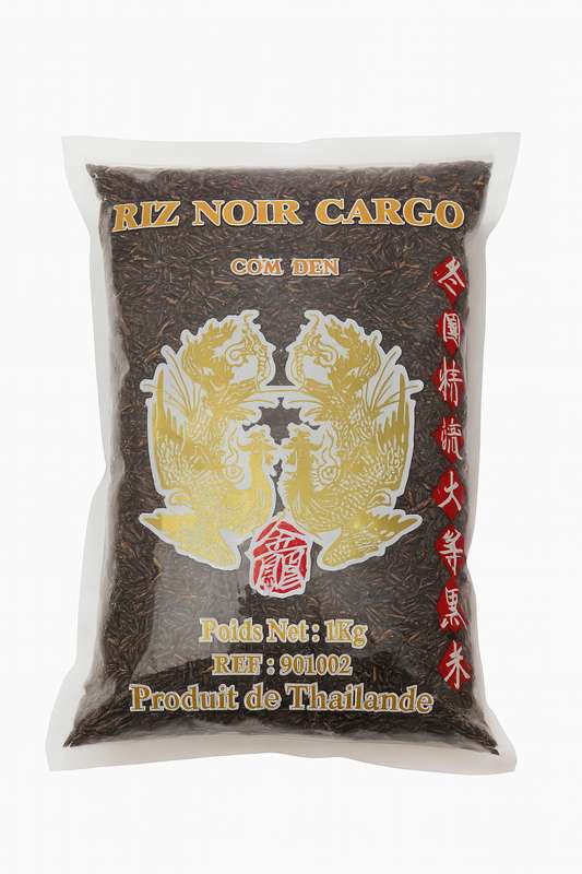 Riz noir cargo, Oiseaux Celestes (1 kg)
