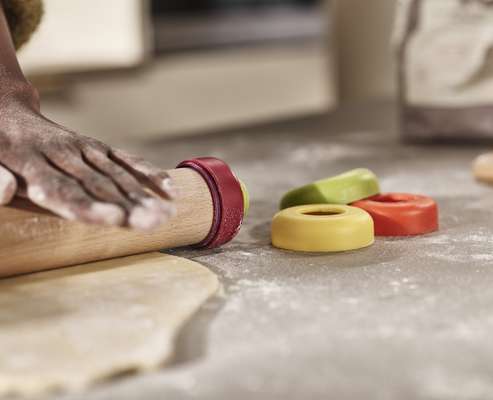 Rouleau à Pâtisserie Antiadhésif - 23 Cm - Rouleau Français Professionnel Pour Pâte à Pizza, Biscuits