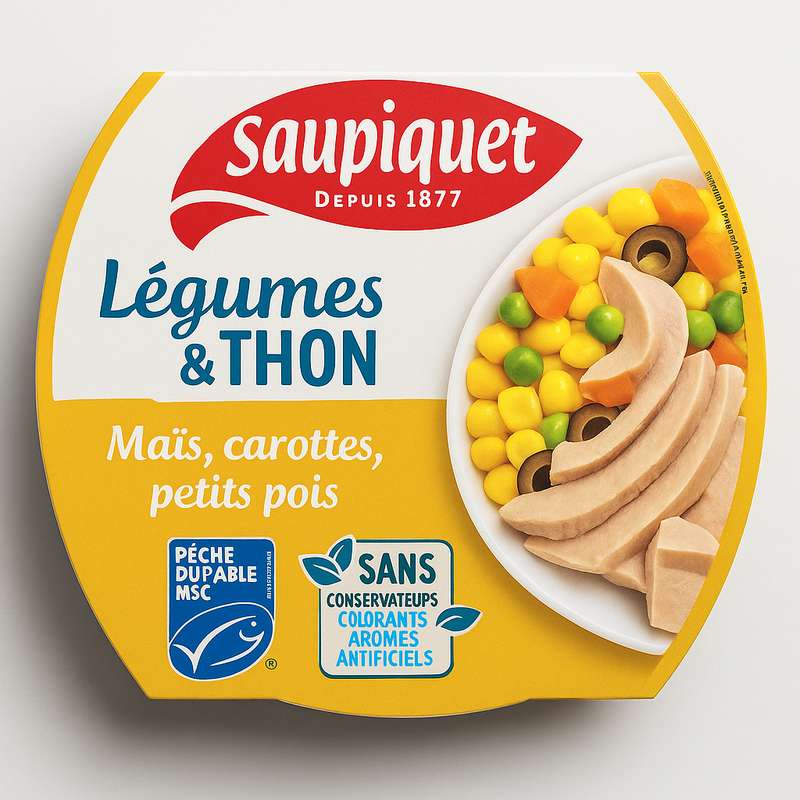 Saladière maïs & thon, Saupiquet (160 g)