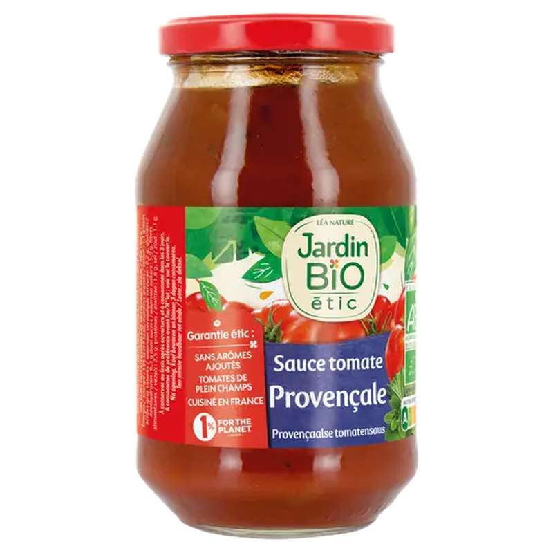 Sauce tomate Provençale BIO, Jardin Bio étic (510 g)