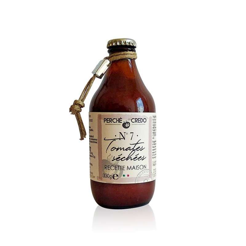 Sauce tomate Recette Maison aux tomates séchées, Perche Ci Credo (330 g