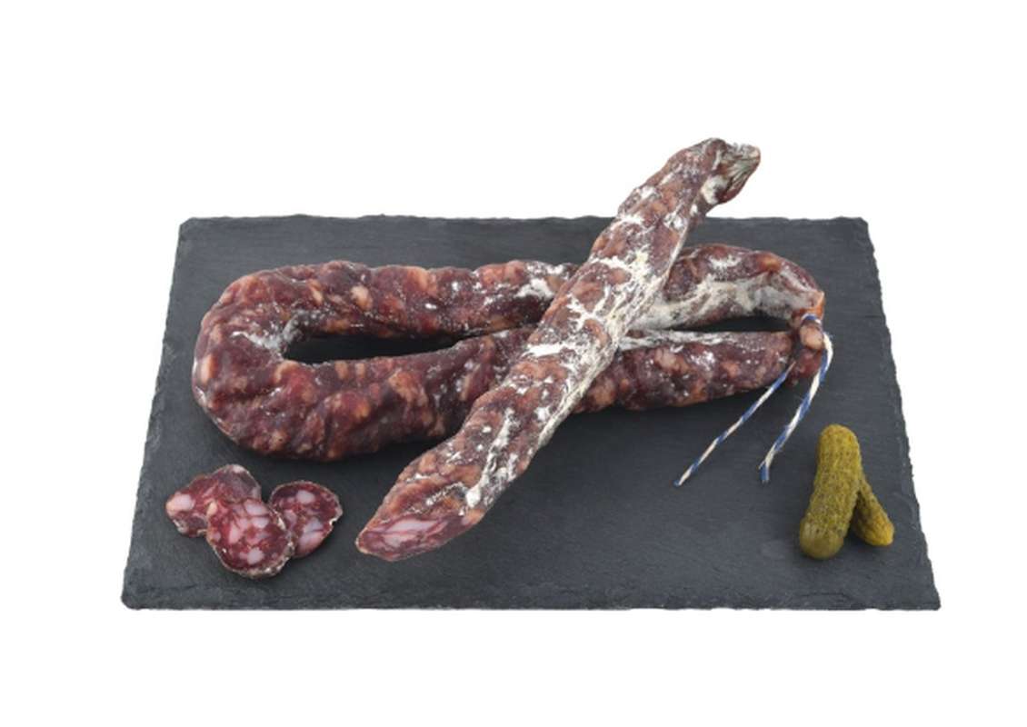 Saucisse sèche au cerf sauvage, Maison Conquet (350 - 400 g)