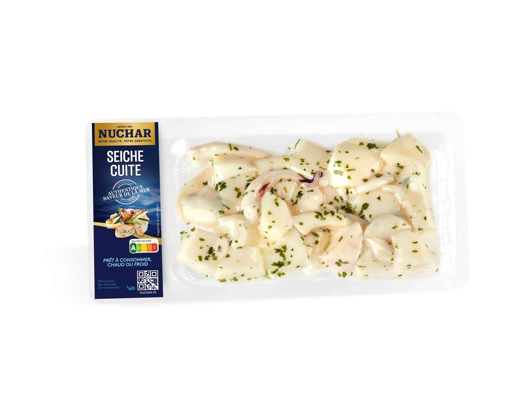 Seiche cuite coupée, Nuchar (150 g)