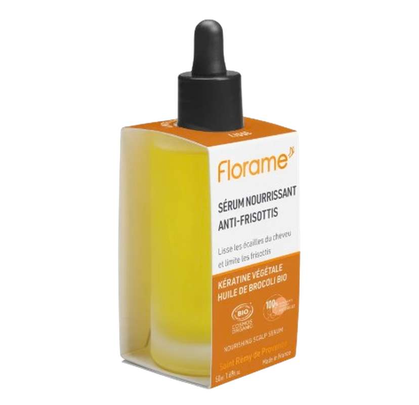 Sérum nourrissant anti-frisottis, Florame (50 ml)