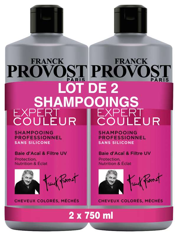 Shampoing Professionnel Expert Couleur Franck Provost LOT DE 2 2 X 