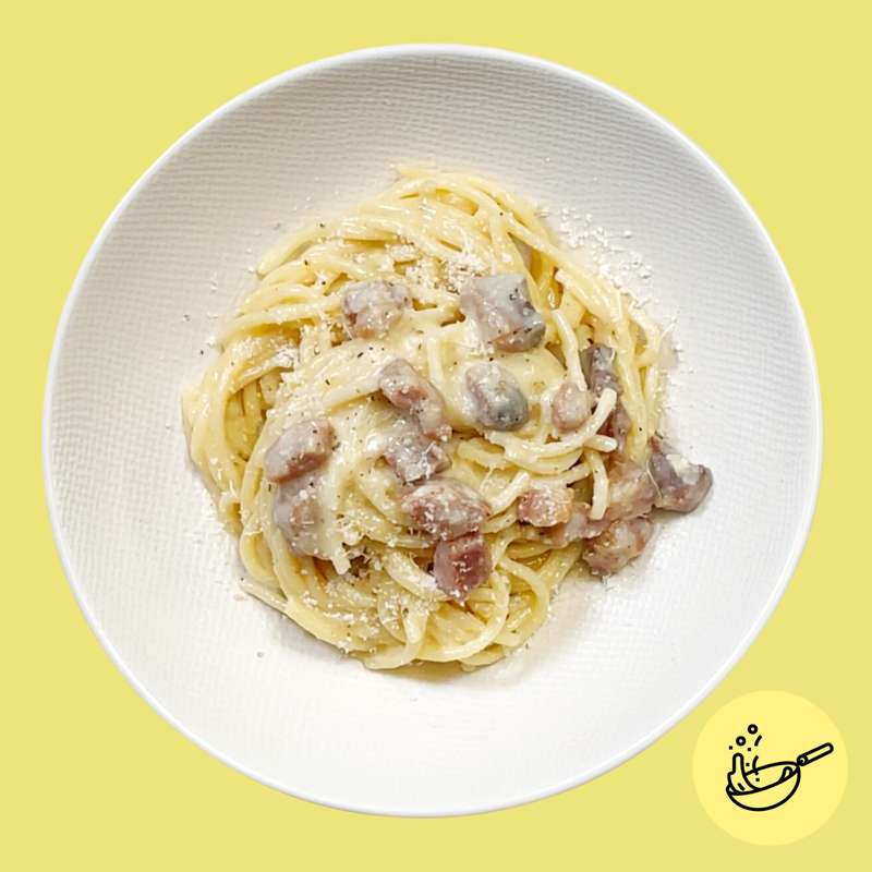 Spaghetti alla Carbonara molto cremoso, Frichti KIT (pour 5 personnes)