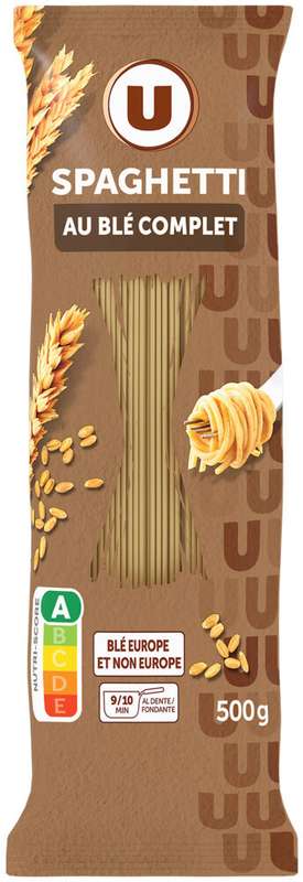 Spaghetti de blé complet, U (500 g)