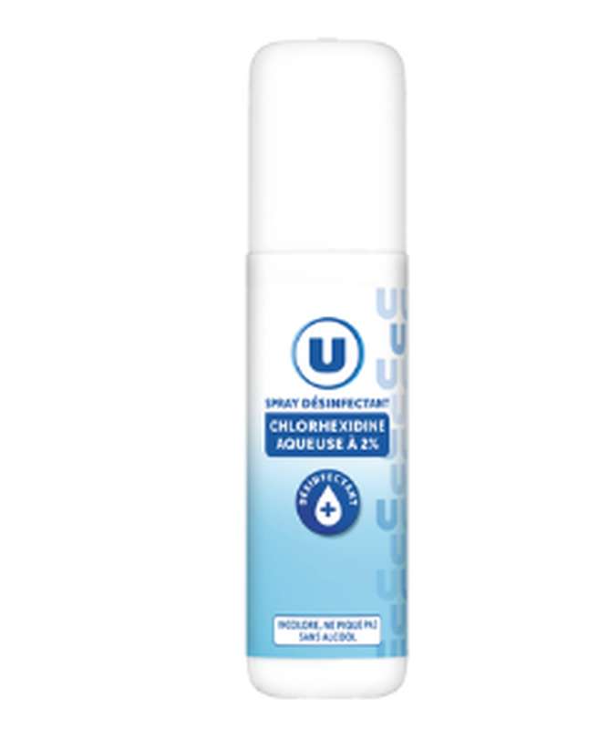 Spray désinfectant chlorhexidine aqueuse à 2%, U (100 ml)