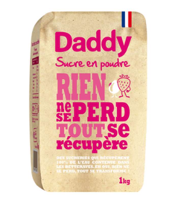 Sucre En Poudre Daddy 1 Kg La Belle Vie Courses En Ligne 