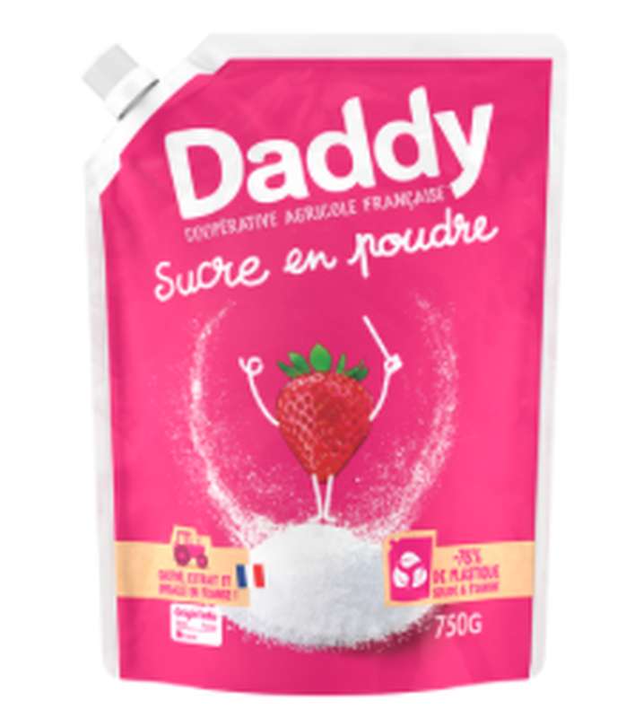 Sucre en poudre pack kraft, Daddy (750 g)