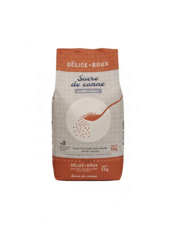 Sucre pur canne non raffiné, Fleurance (5 Kg)