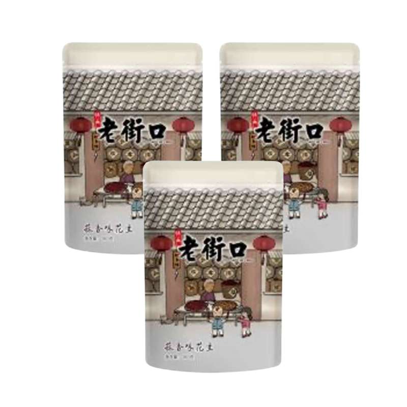 SUPER OFFRE -20% lot de 3 : Cacahuètes Saveur Ail, LaoJieKou (160 g) (x 3)