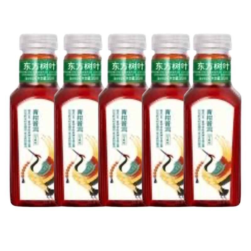 SUPER OFFRE -20% lot de 5 : Feuille Orientale Thé Pu-erh à la mandarine verte, Nongfu Spring (500 ml) (x 5)