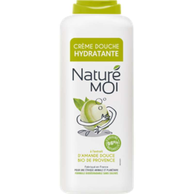 SUPER OFFRE - 30% Lot de 5 : Crème douche hydratant à l'amande douce de Provence, Nature Moi (5 x 500 ml)