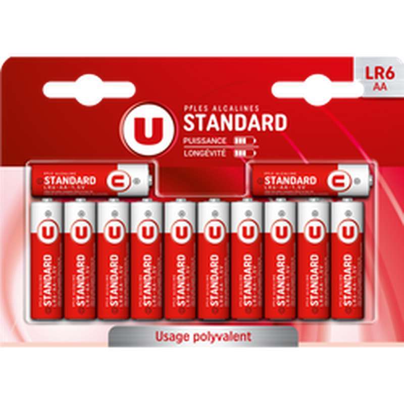 SUPER OFFRE -30% Lot de 5 : Piles AA / LR6, U (x 60)