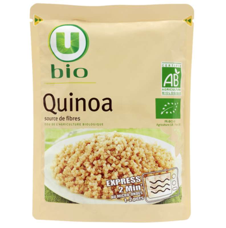 SUPER OFFRE -30% Lot de 5 : Quinoa nature, U BIO (5 x 250 g)