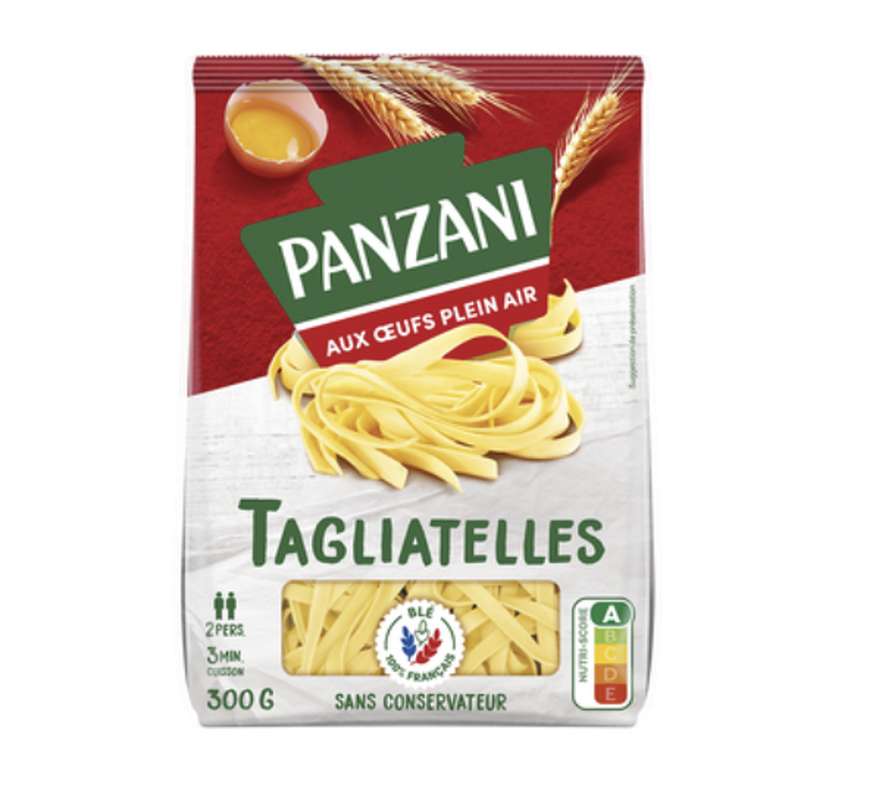 Tagliatelles fraîches aux oeufs, Panzani (300 g)