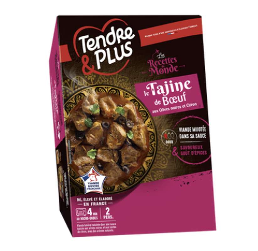 Tajine de boeuf cuit, Tendre & plus (410 g)